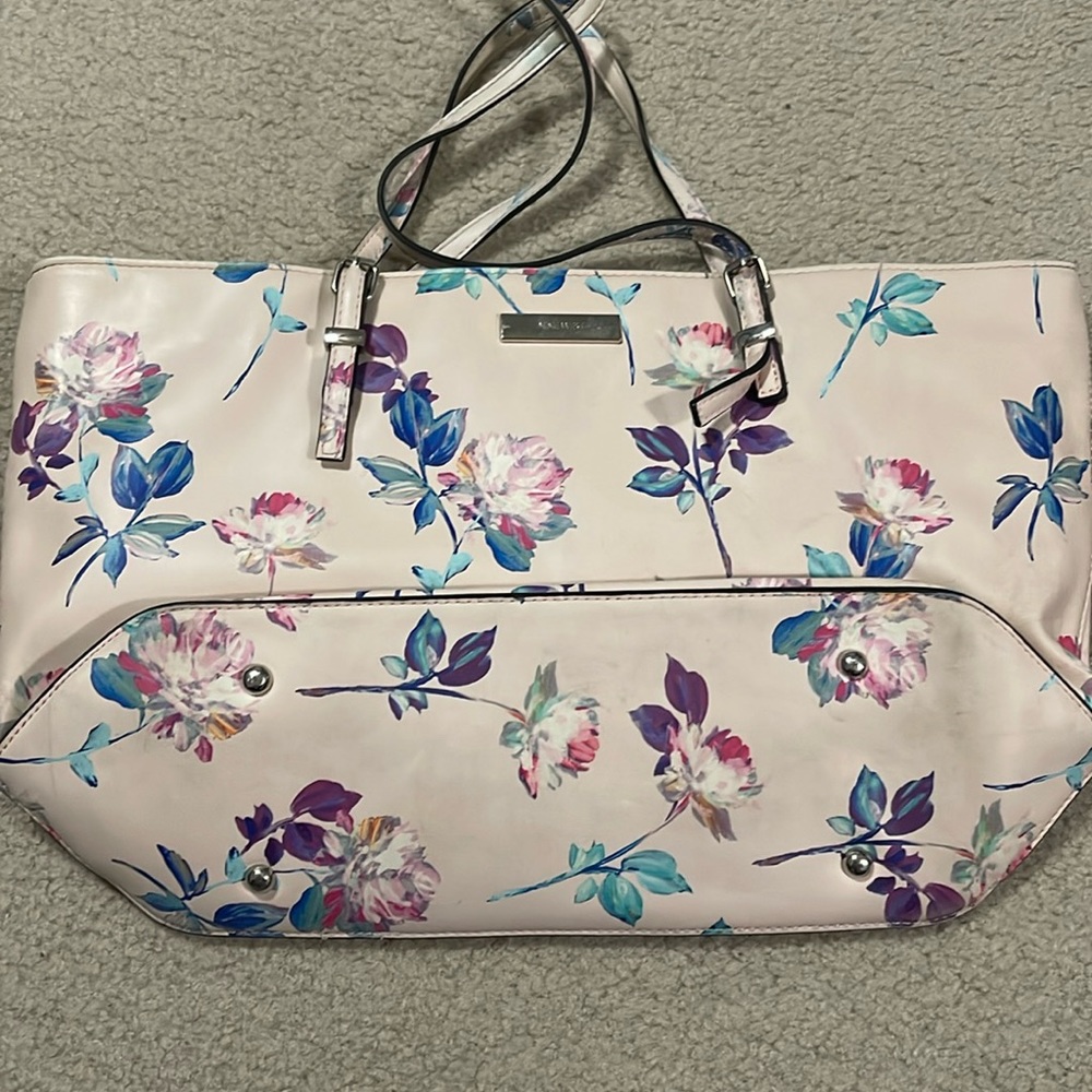 Light pink floral Nine West bag